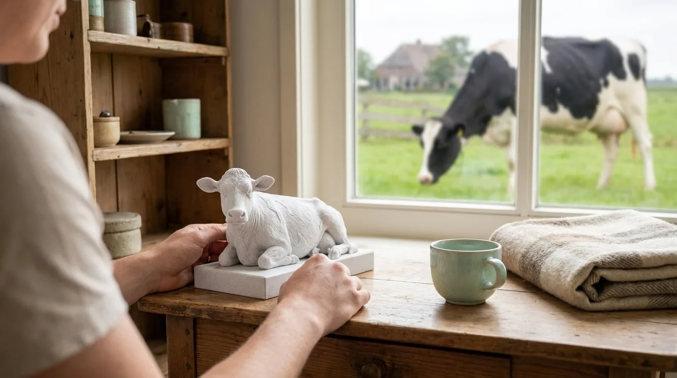 Waarom boeren hun koe als beeldje laten vereeuwigen